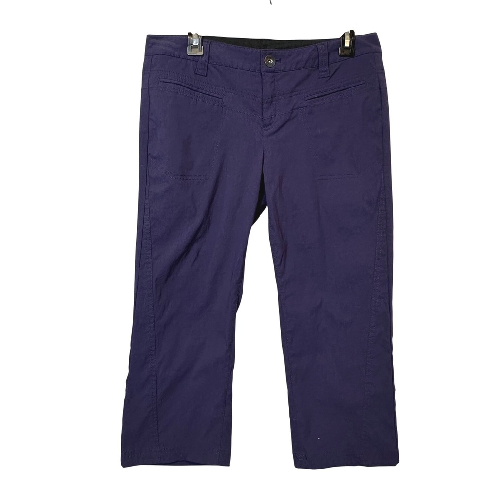 Athleta Capri Women 8‎ Purple Excellent Lightweight Hiking Outdoor Pants